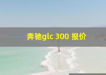 奔驰glc 300 报价